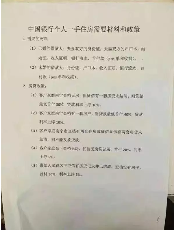 网传银行5大标准界定二套房贷，利率上浮15% 房价通编辑多方采访发现，部分银行已执行认房认贷政策